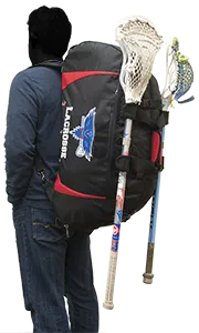 Amaro V.1 War Zone Lacrosse Gear Bag | Custom Lacrosse Stick Bag | Lax Gear Bag