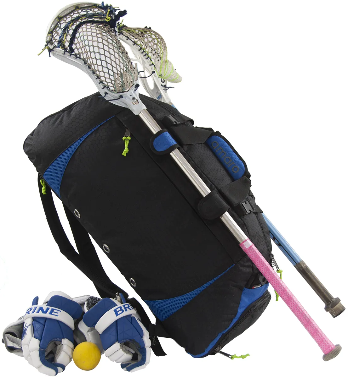 Amaro V.1 War Zone Lacrosse Gear Bag | Custom Lacrosse Stick Bag | Lax Gear Bag