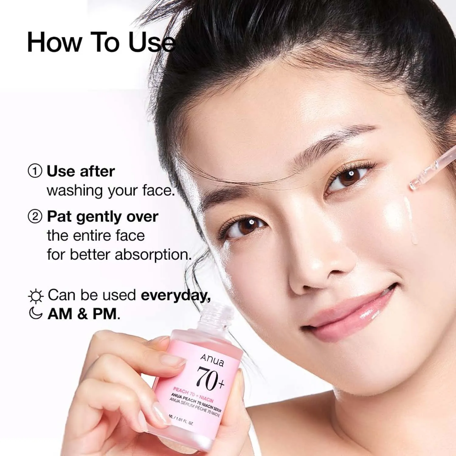 Anua Peach 70% Niacin Serum 1.01/30ml
