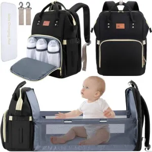 Baby Diaper Bags, Waterproof Diaper Bag Backpack for Moms Dads , Baby Shower Gifts, Large Capacity diaper backpack