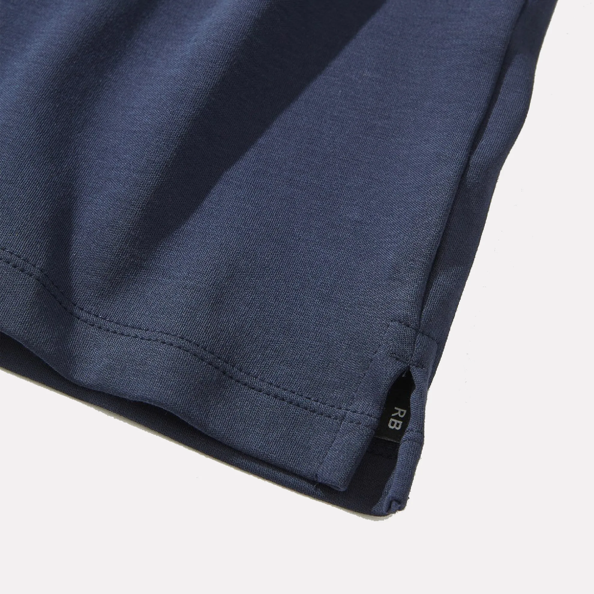 Barakett Short Sleeve Crew Neck Tee-Shirt / Blue Night