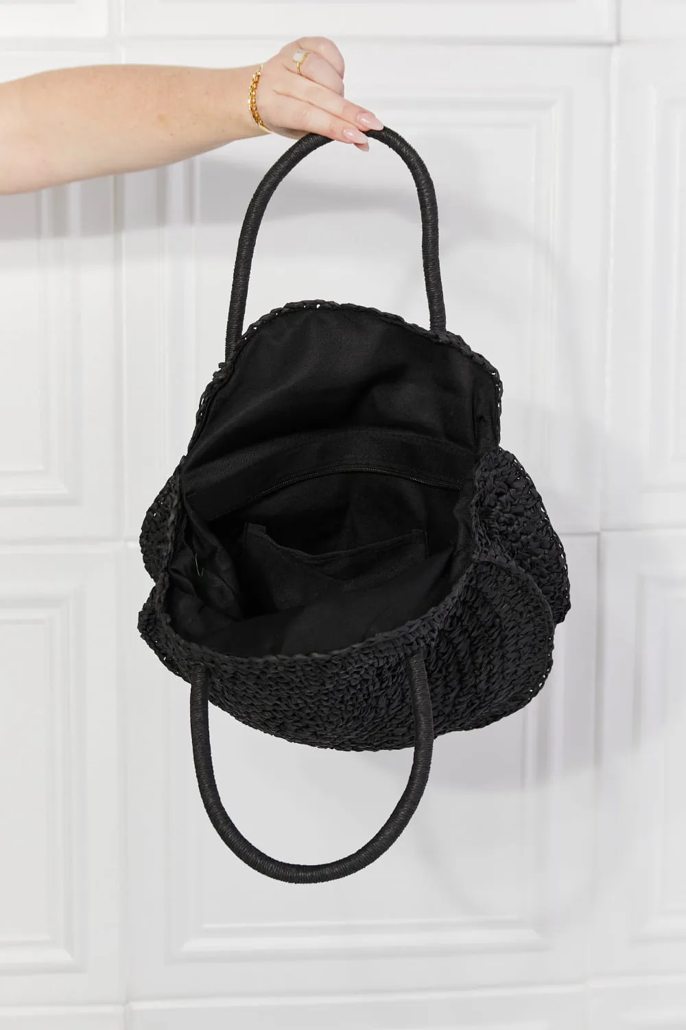 Beach Date Bag in Black