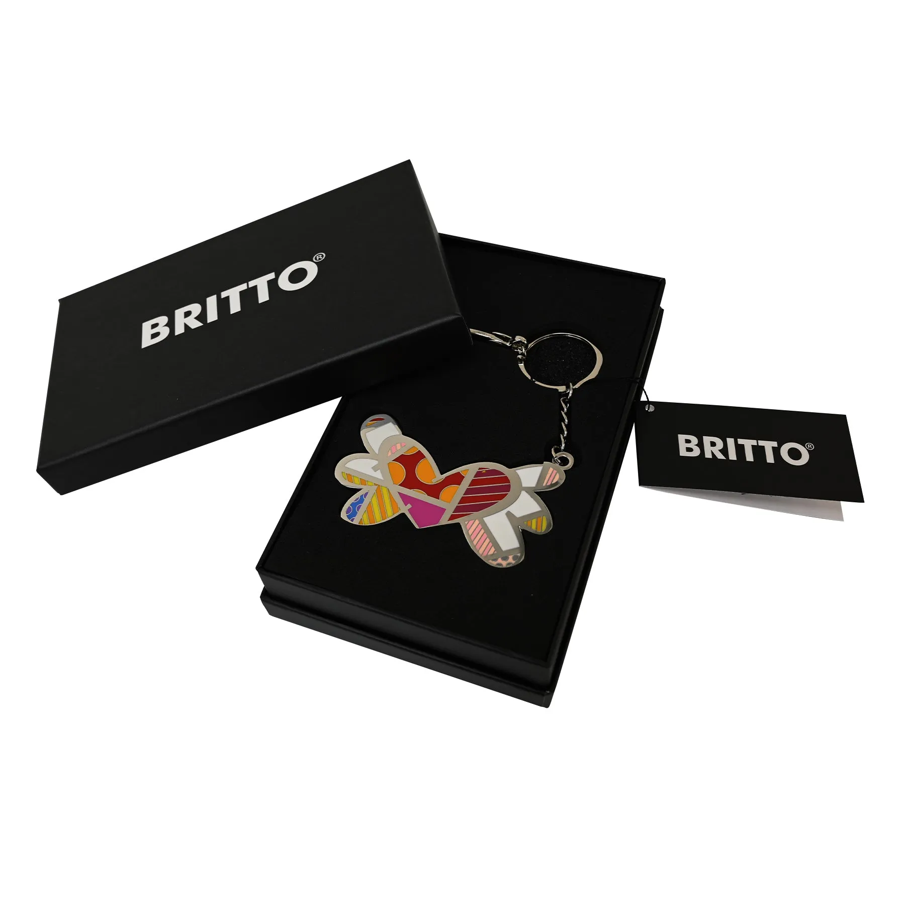 BRITTO® KEYCHAIN & BAG CHARM - FLYING HEART