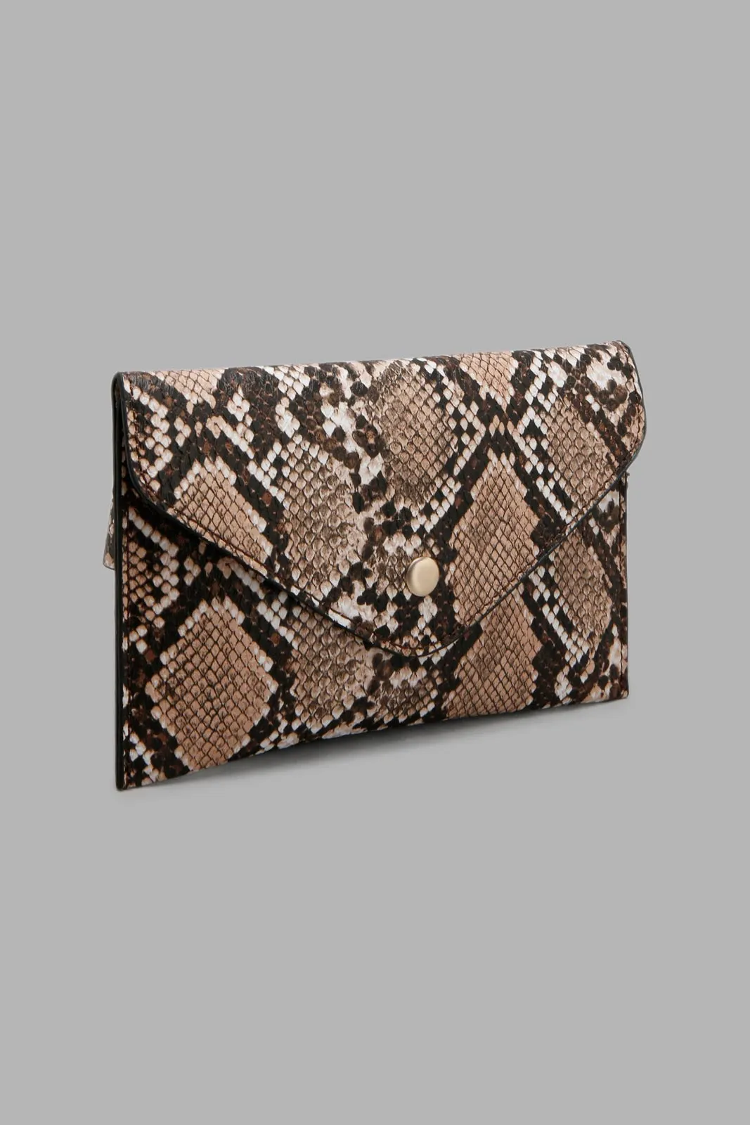 Brown Animal Printed Belt Bag
