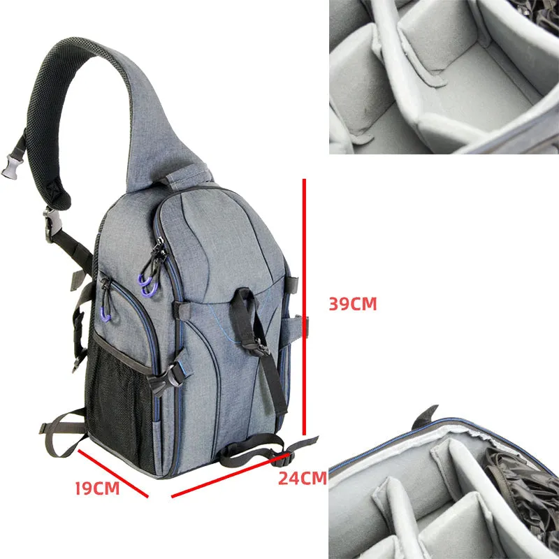 Canvas Camera Sling Bag Outdoor Chest Bag