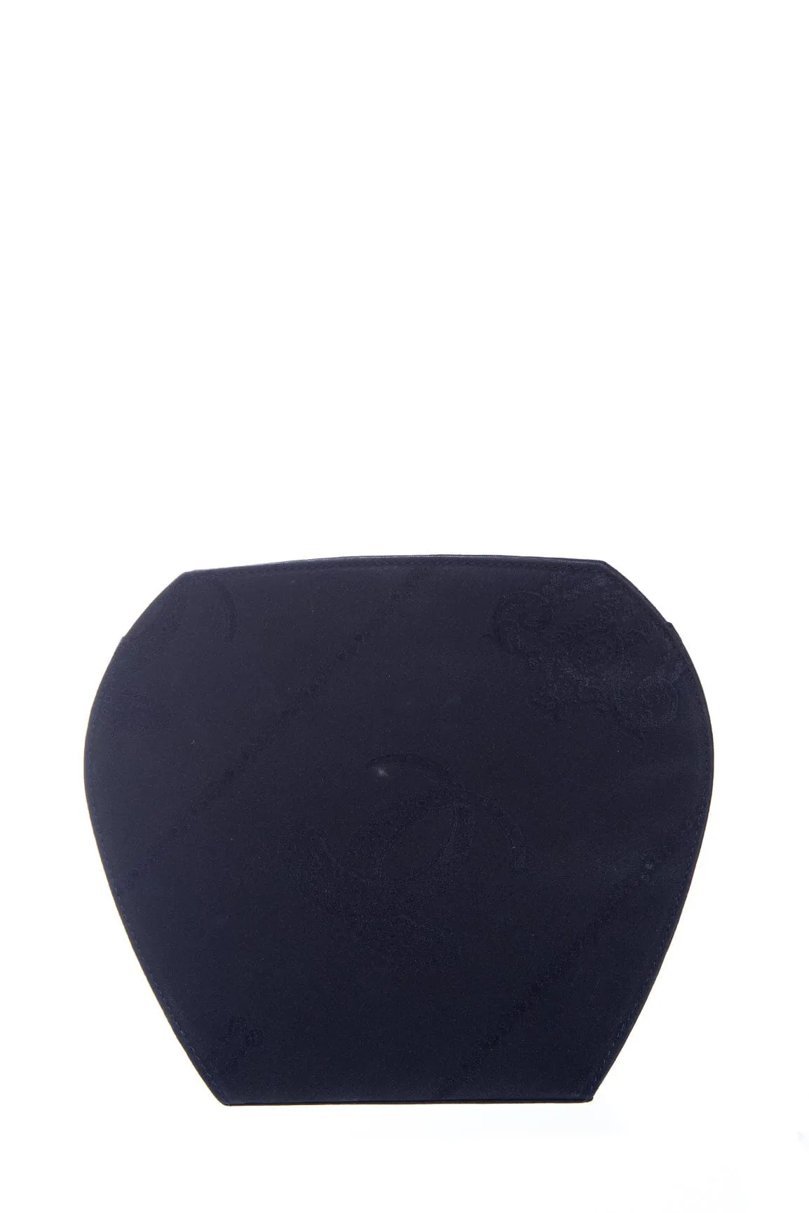 Cartier Vintage Navy Silk Scarf Mini Shoulder Evening Bag