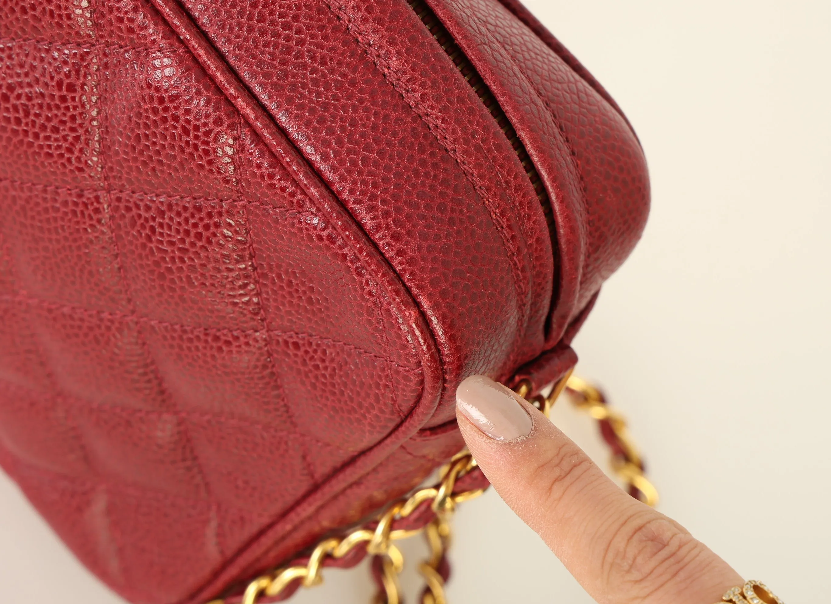 Chanel 1994 Caviar Timeless Camera Bag