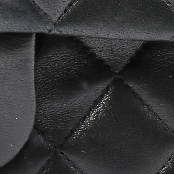 Chanel Around 1992 Made Classic Flap Chain Bag 25Cm Black