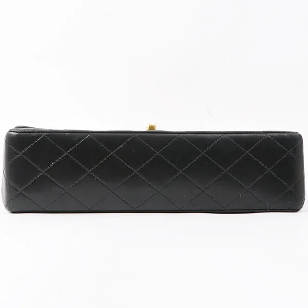 Chanel Around 1992 Made Classic Flap Chain Bag 25Cm Black