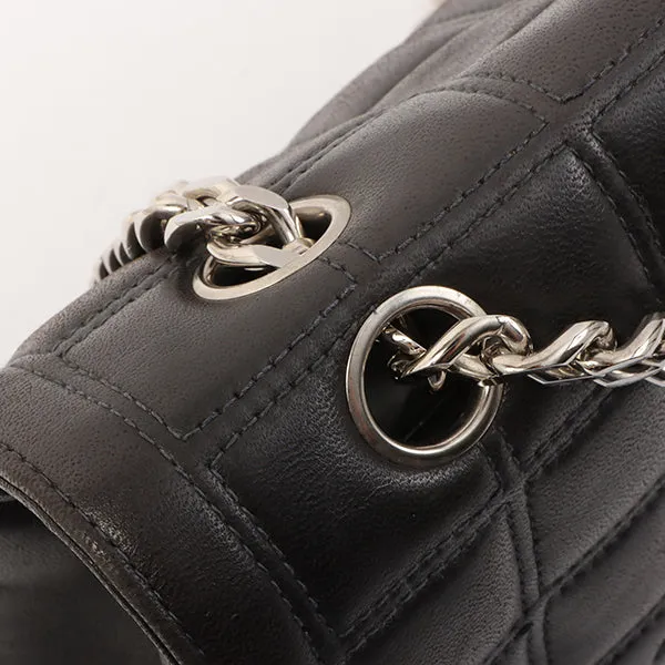 Chanel Around 2001 Made 2.55 Design Stitch Side Cc Mark Chain Bag Black