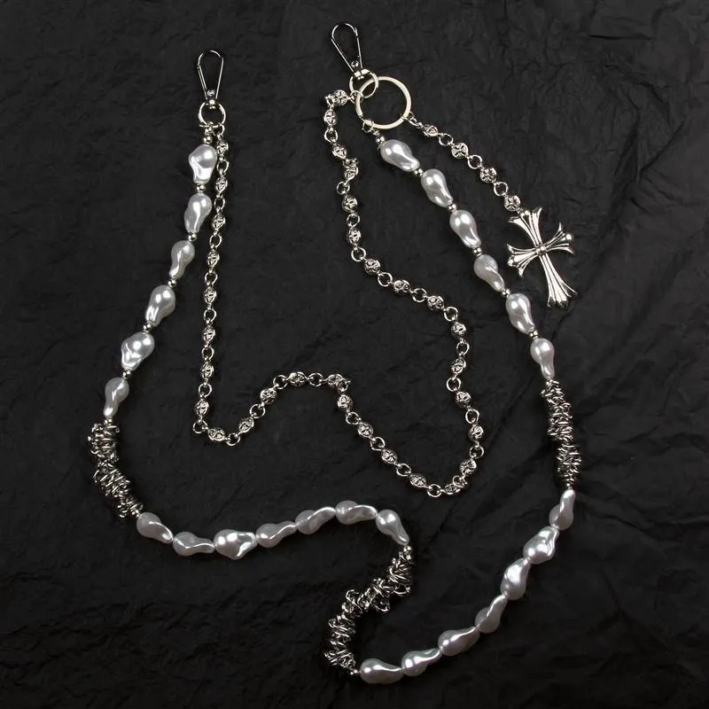 Chrome Hearts Pearl Bag Chain