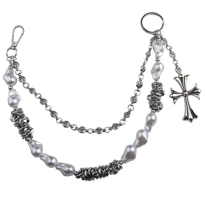 Chrome Hearts Pearl Bag Chain