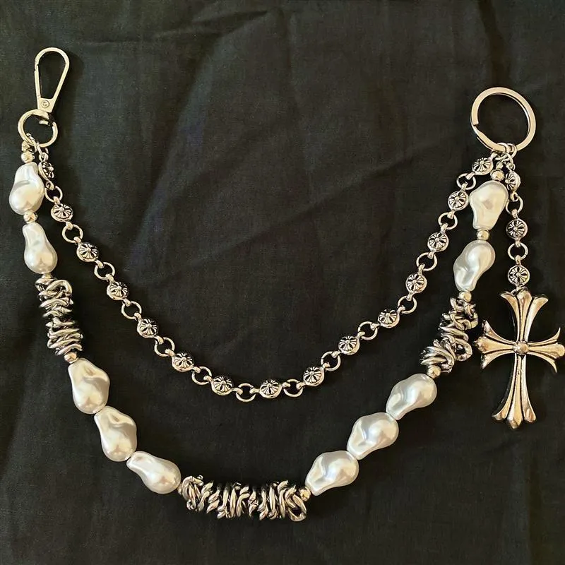 Chrome Hearts Pearl Bag Chain