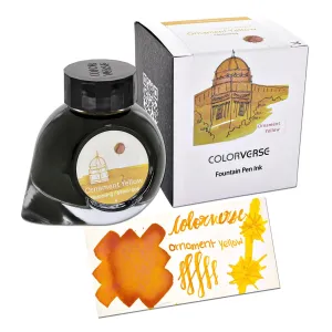 Colorverse Project Bottled Ink in Ornament Yellow Glistening - 65mL