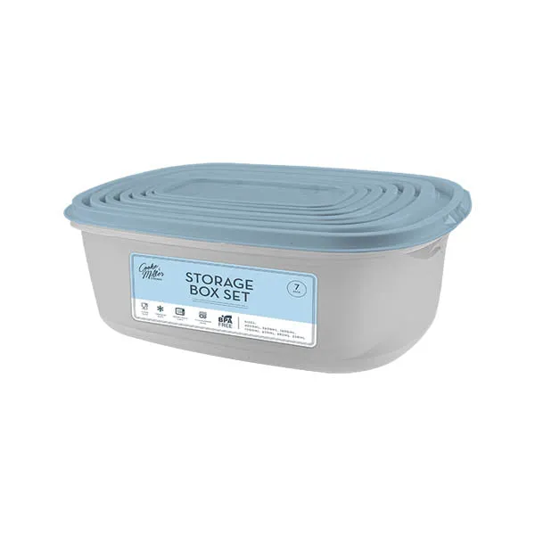 Cooke & Miller Pastel Storage Box Set 7