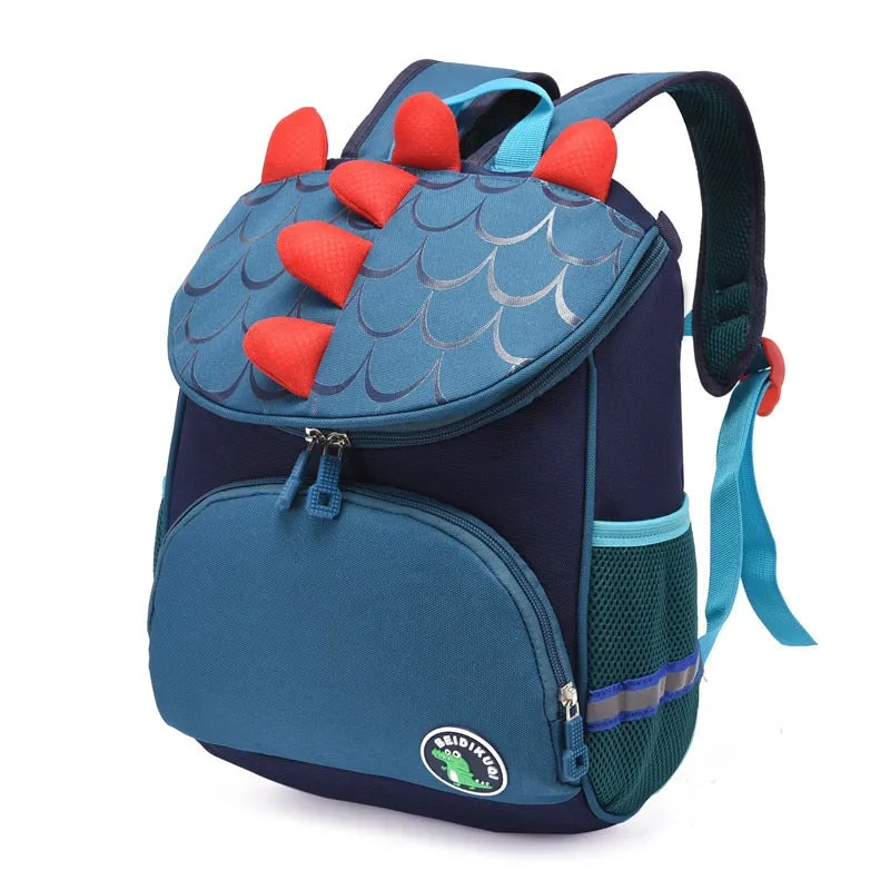 Custom Embroidered Kids Cartoon School Bags Travel Backpack