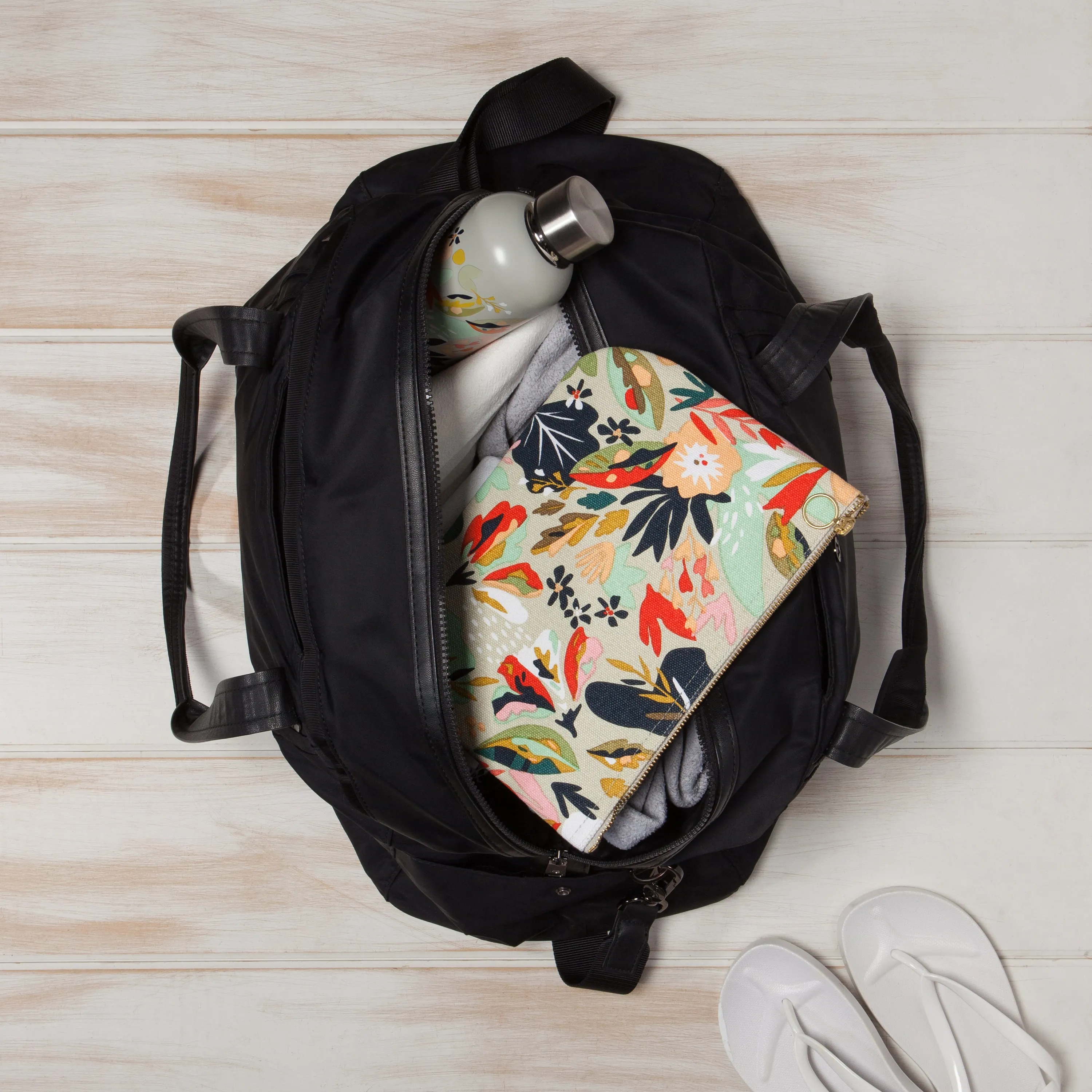 Danica Pouch with Zipper Large Superbloom