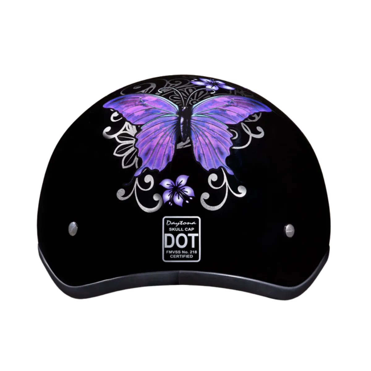 Daytona D.O.T Skull Cap - w/Butterfly Helmet