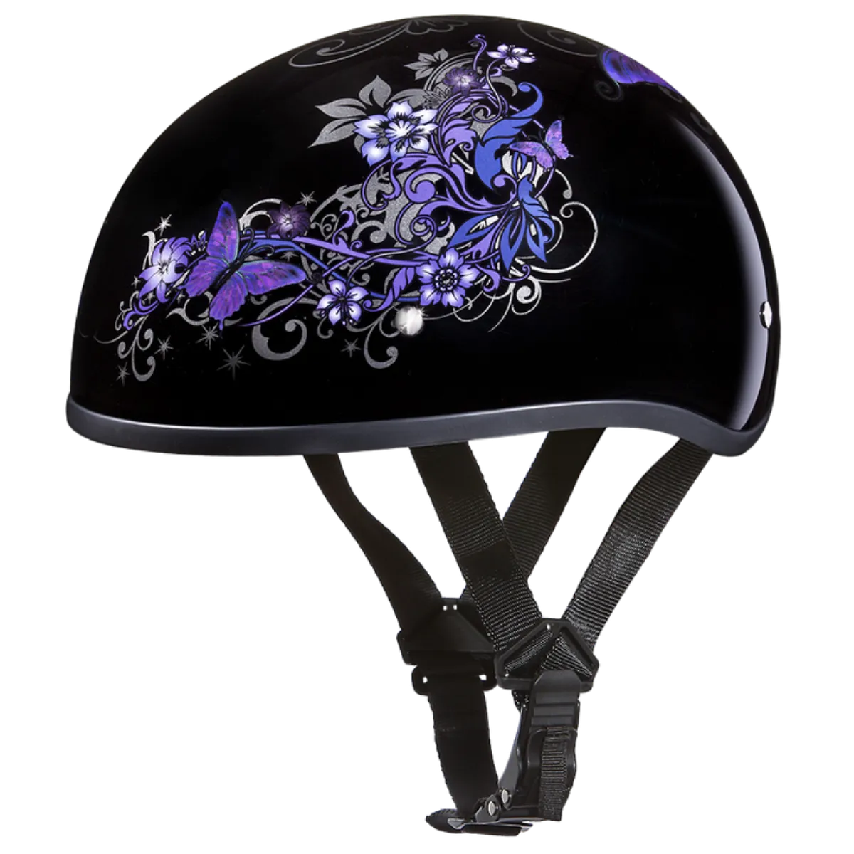 Daytona D.O.T Skull Cap - w/Butterfly Helmet