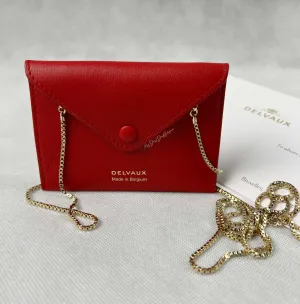 Delvaux wallet on chain kiss