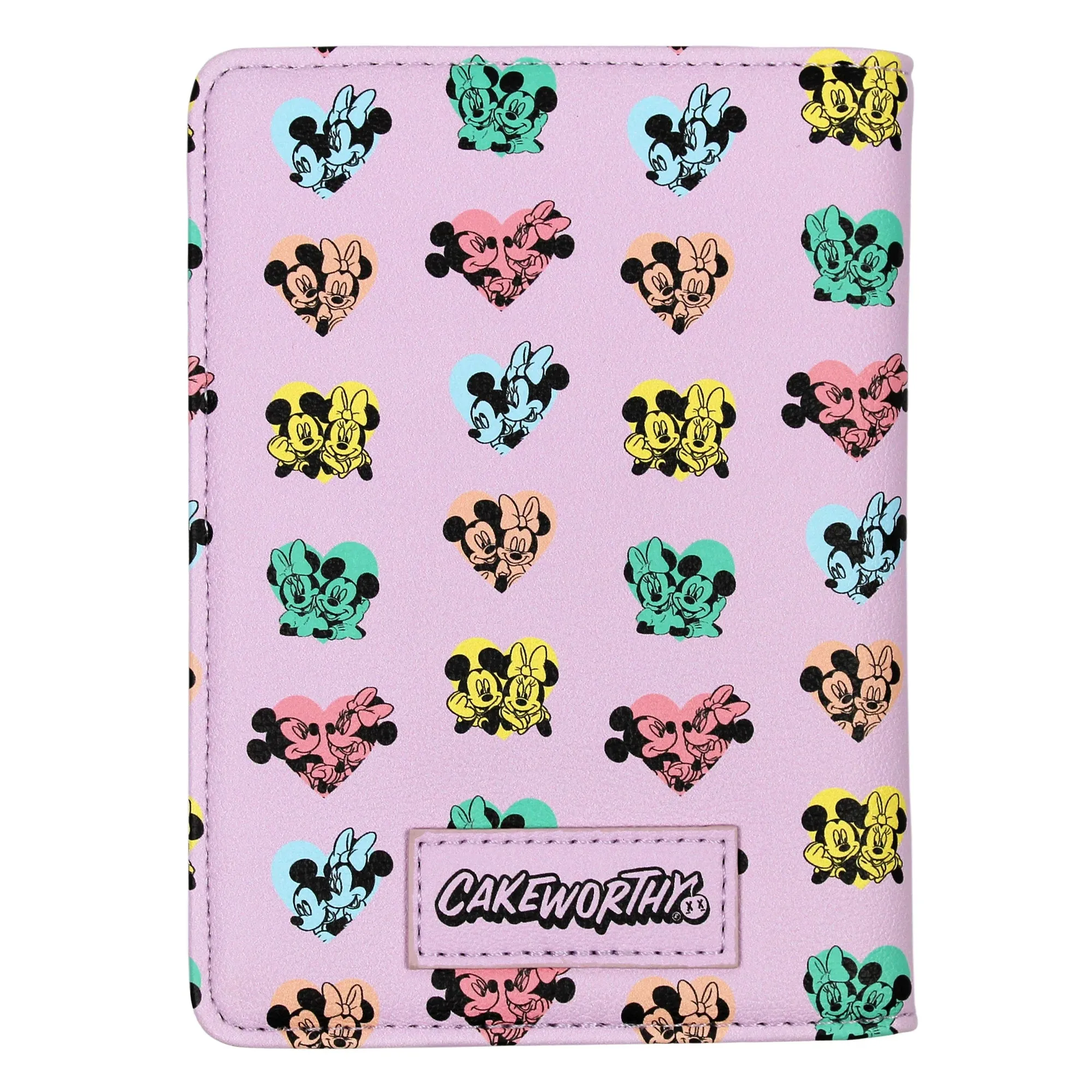 Disney Mickey and Minnie Heart Passport Holder