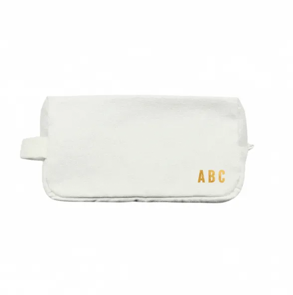 Dopp Bag - Natural with Mini Monogram