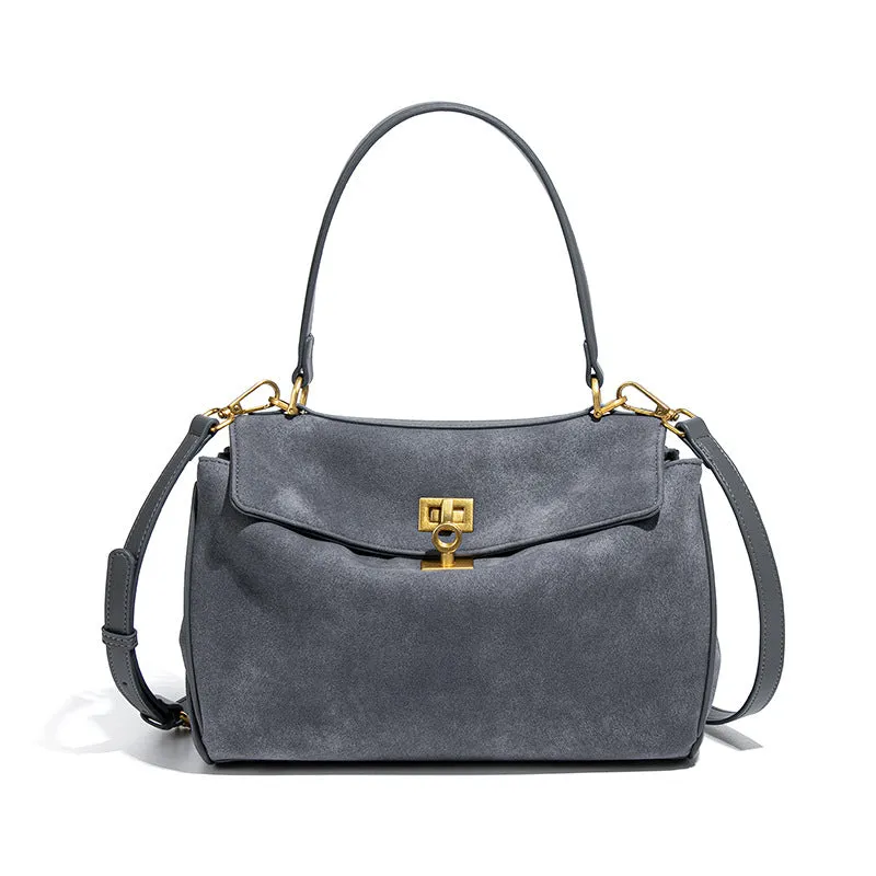 Double Strap Flap Tote Bag