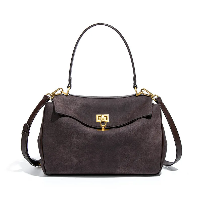 Double Strap Flap Tote Bag
