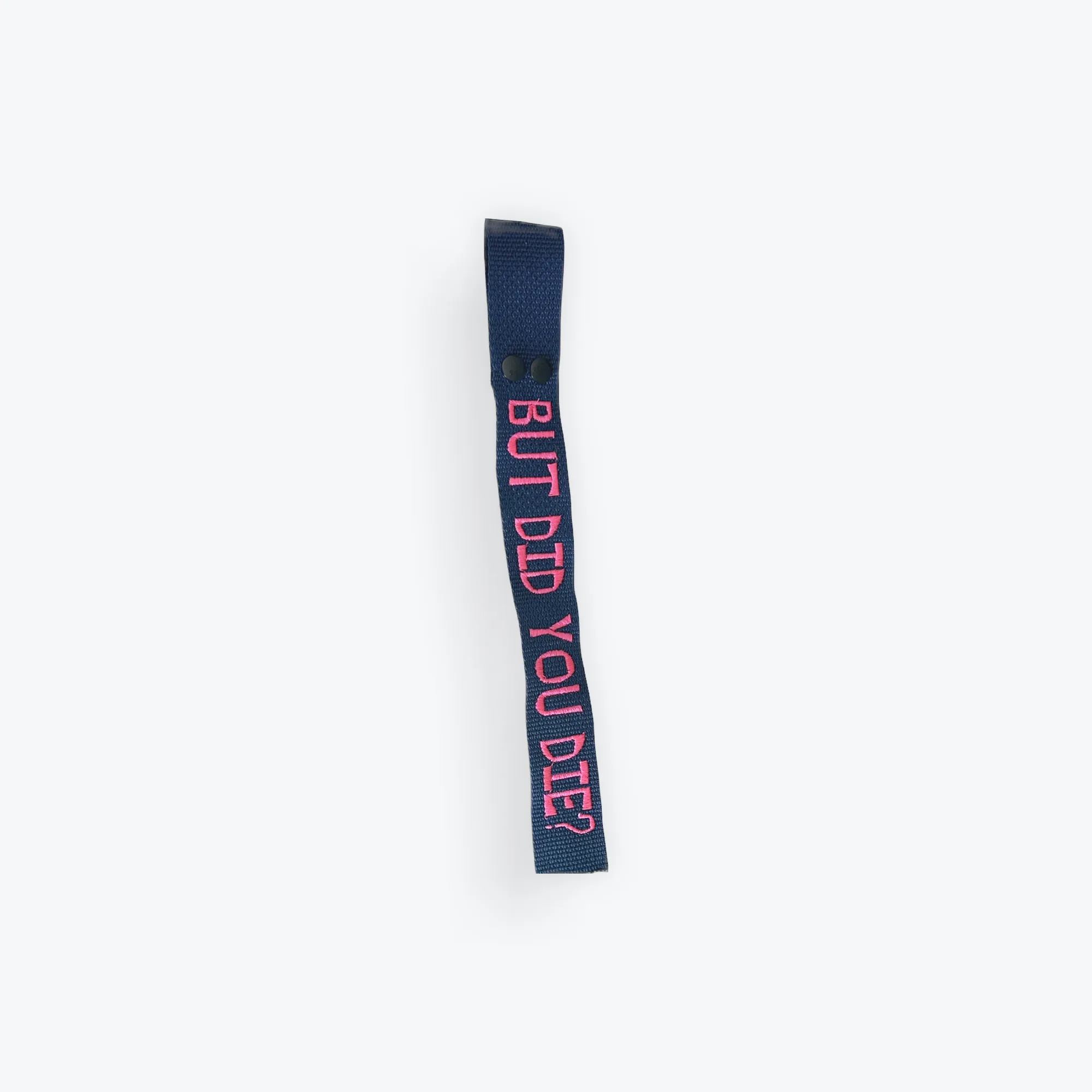 Embroidered Luggage Tag - Nylon Strap