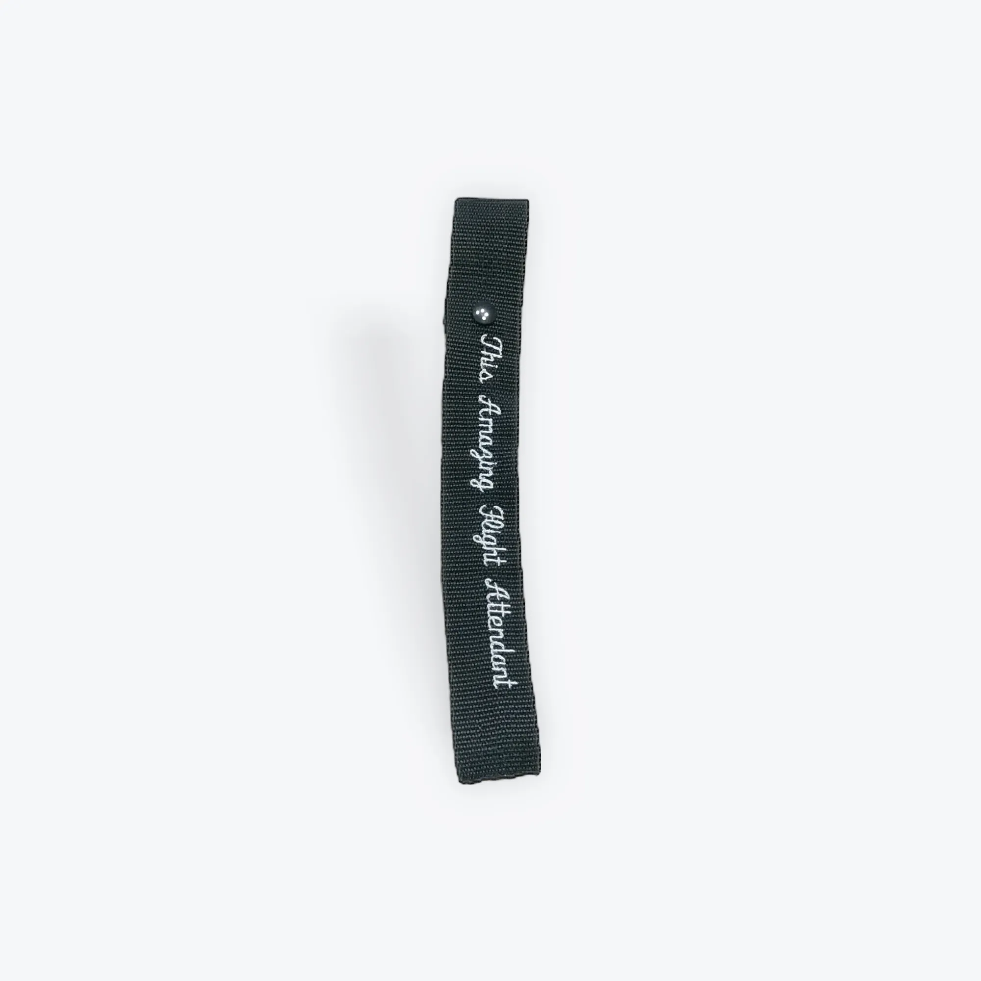 Embroidered Luggage Tag - Nylon Strap