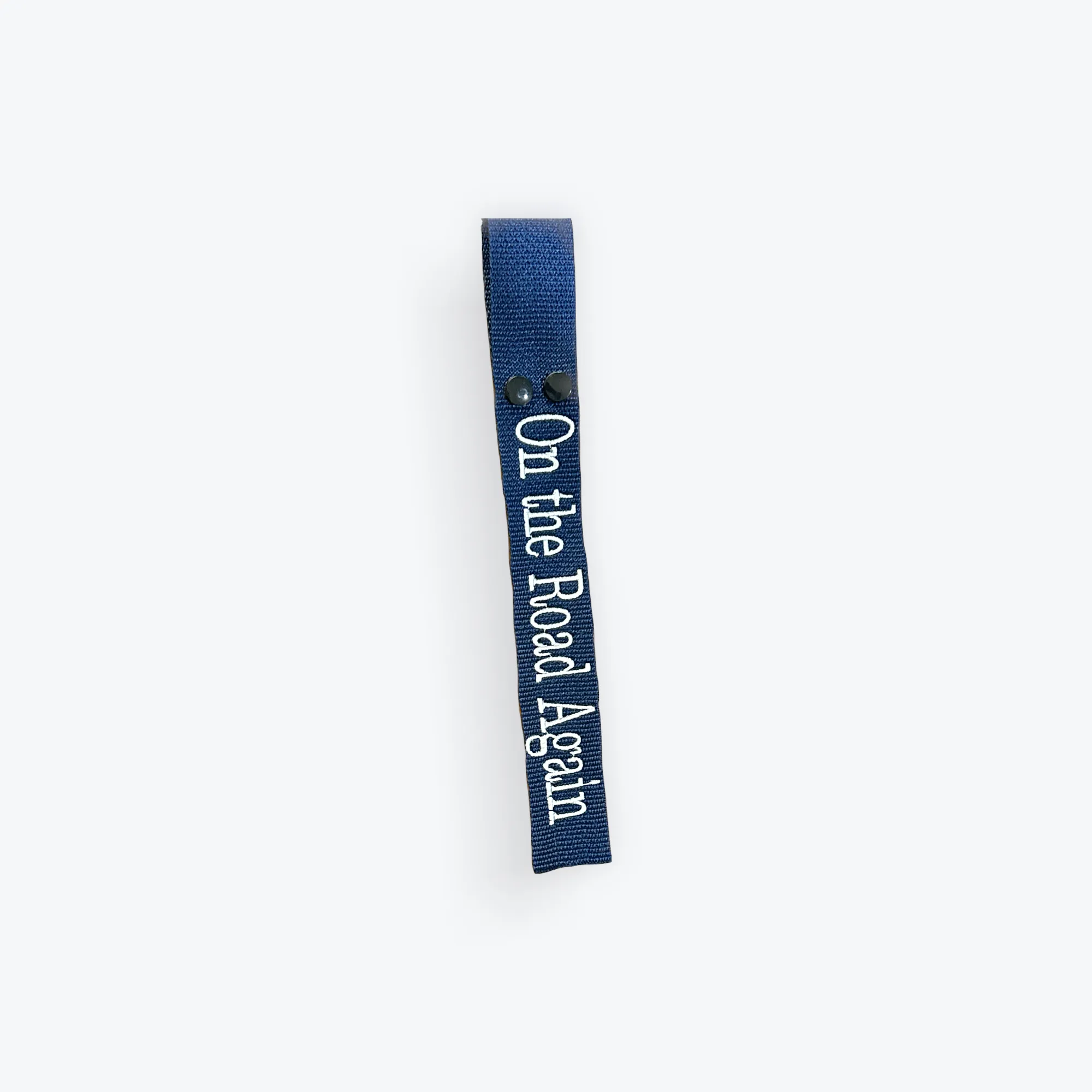 Embroidered Luggage Tag - Nylon Strap