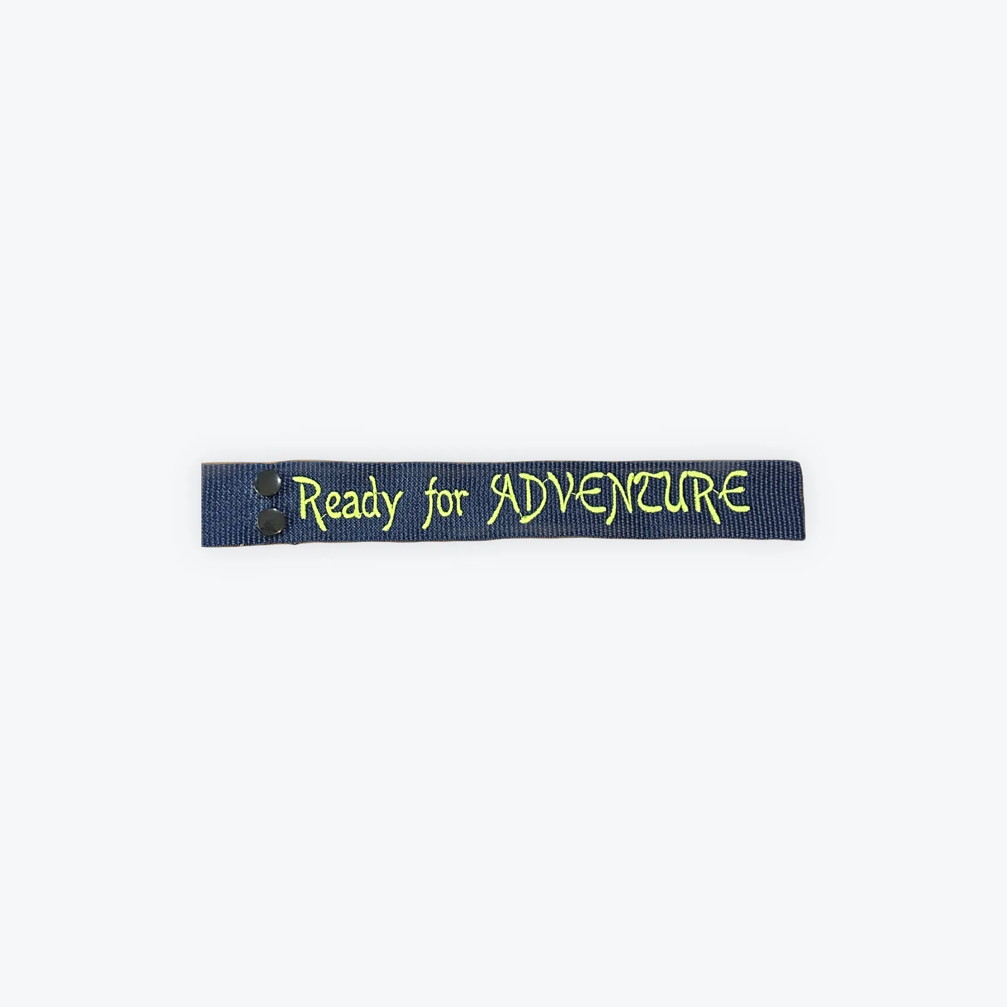 Embroidered Luggage Tag - Nylon Strap