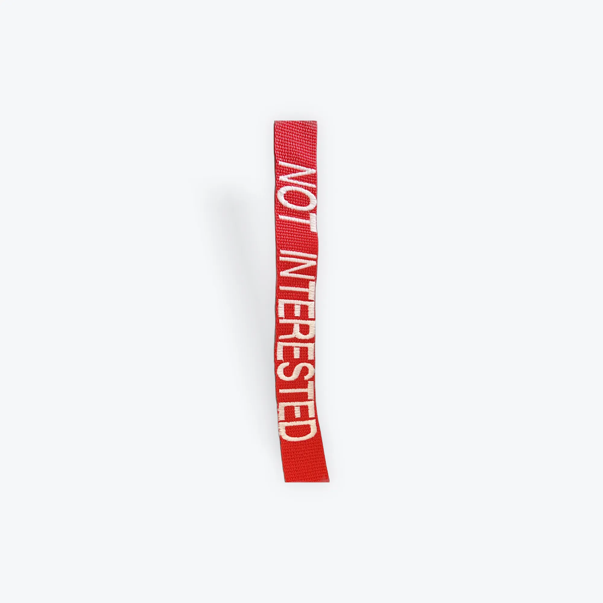 Embroidered Luggage Tag - Nylon Strap