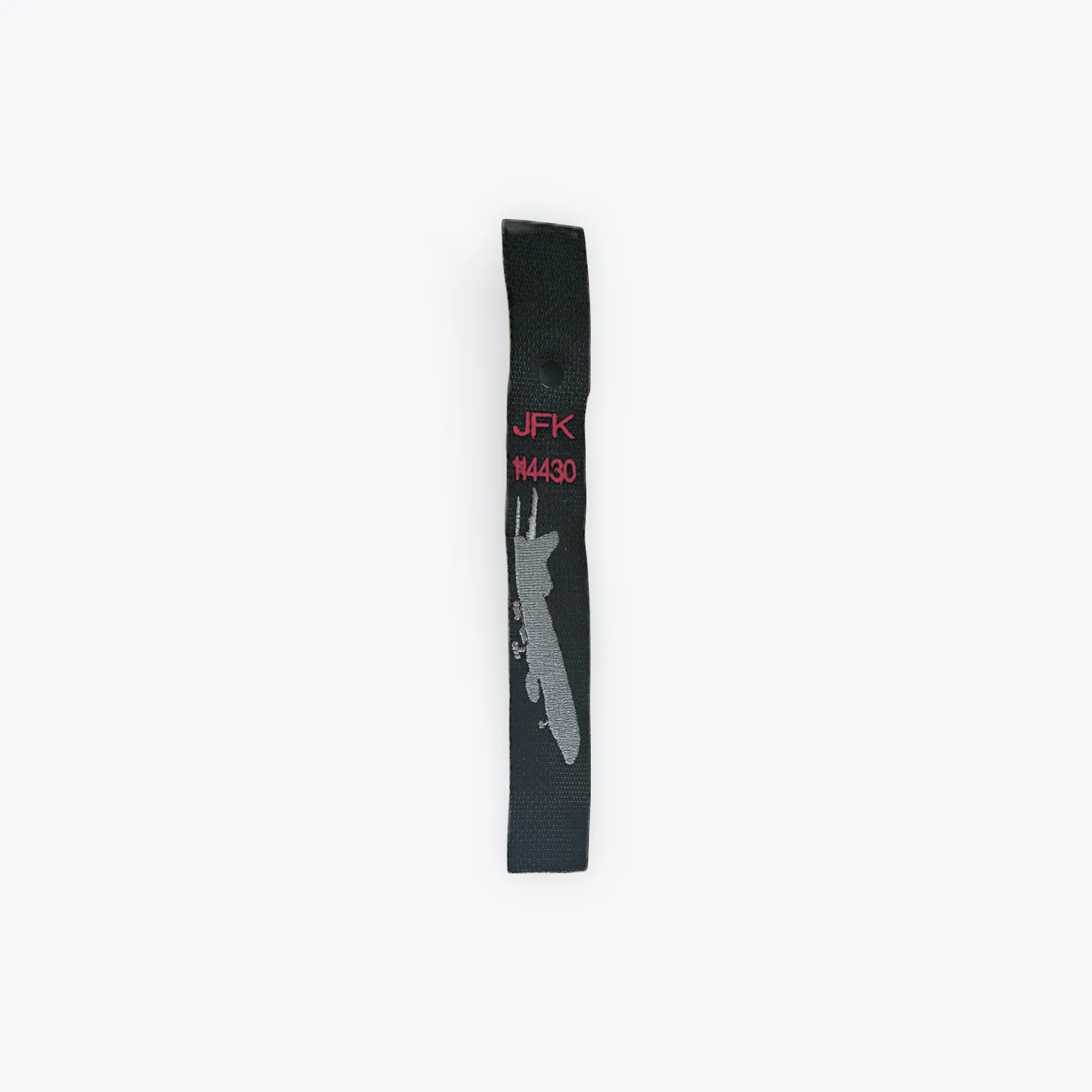 Embroidered Luggage Tag - Nylon Strap