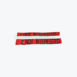 Embroidered Luggage Tag - Nylon Strap
