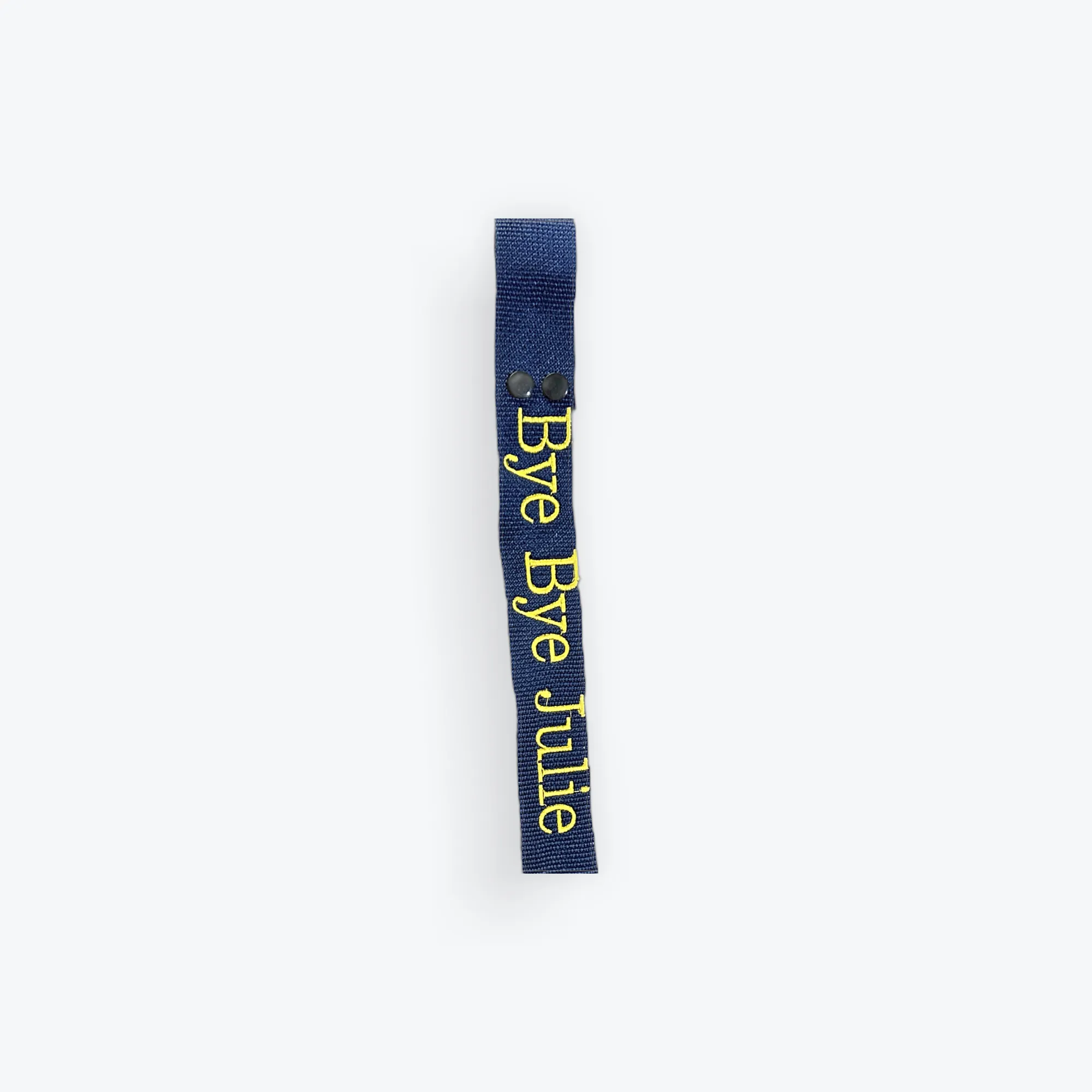 Embroidered Luggage Tag - Nylon Strap