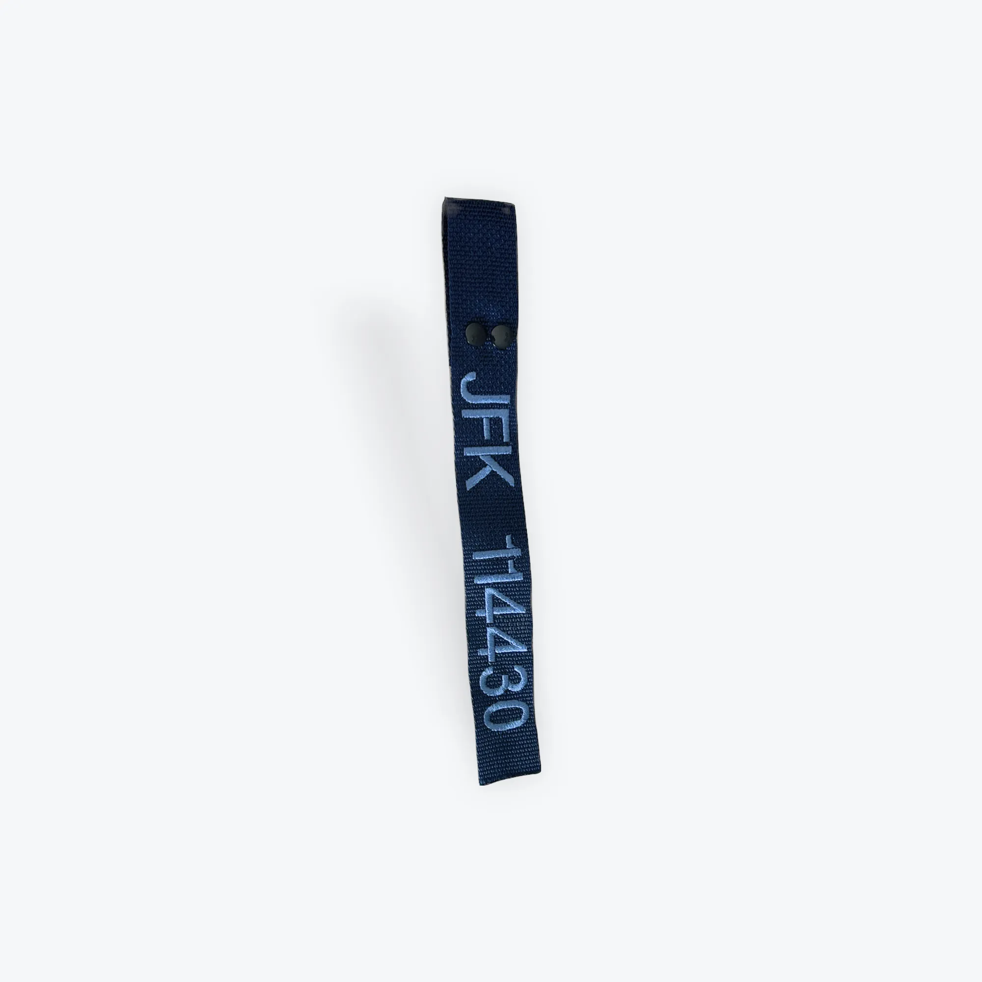 Embroidered Luggage Tag - Nylon Strap