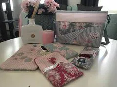 Floral flap bag 6x10 8x12