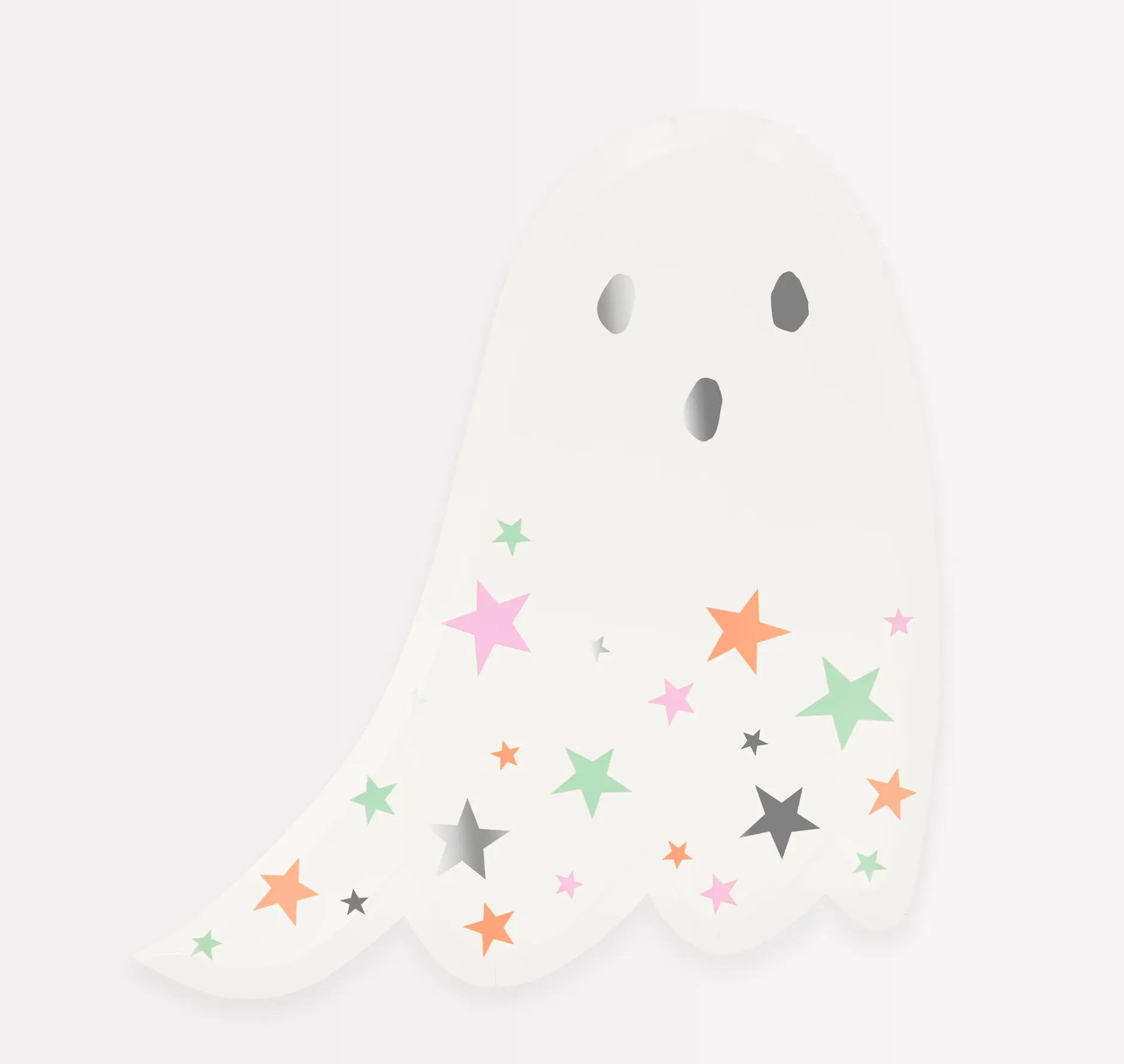 Ghost w/ Stars Diecut Plates
