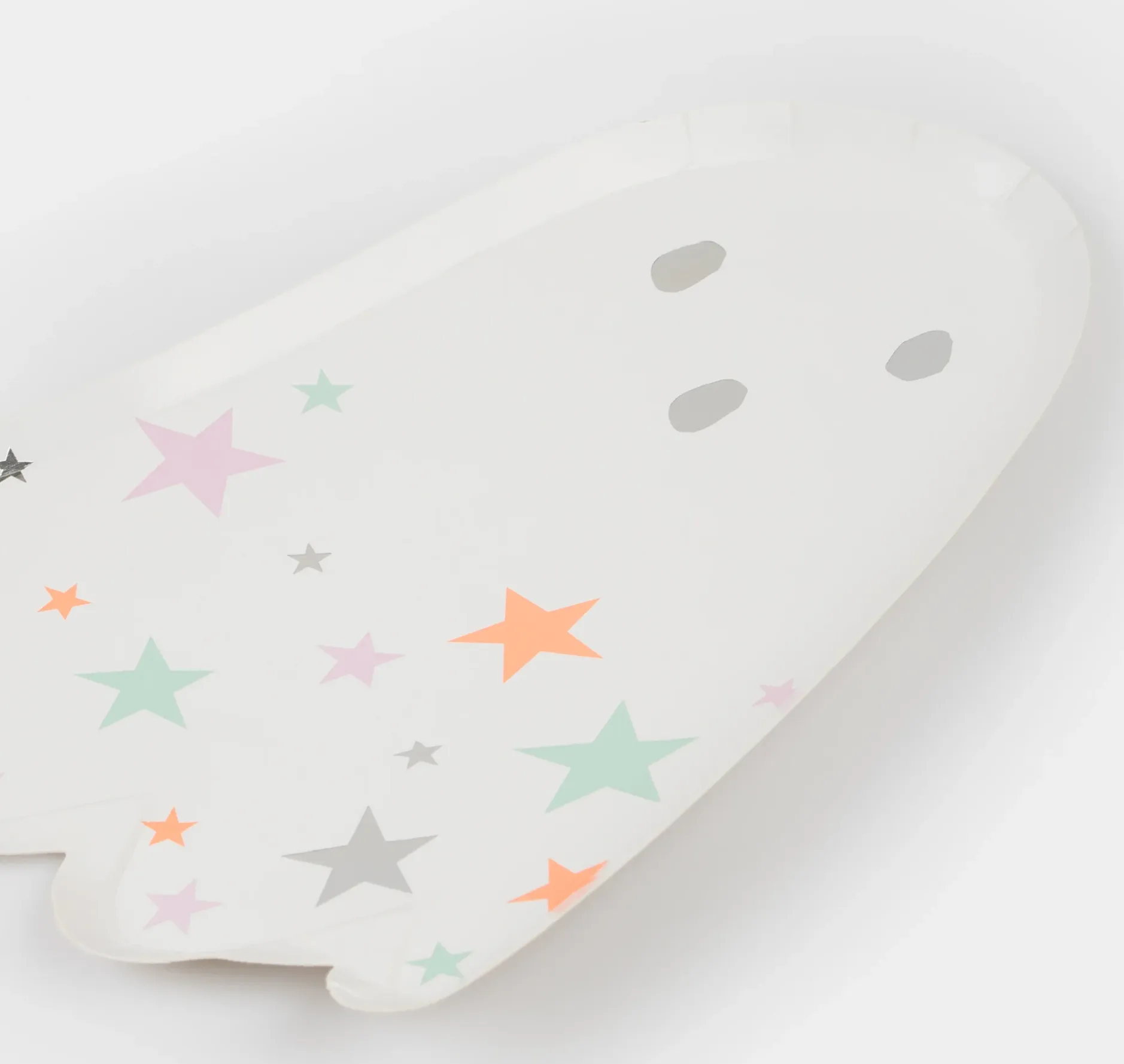 Ghost w/ Stars Diecut Plates