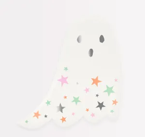 Ghost w/ Stars Diecut Plates