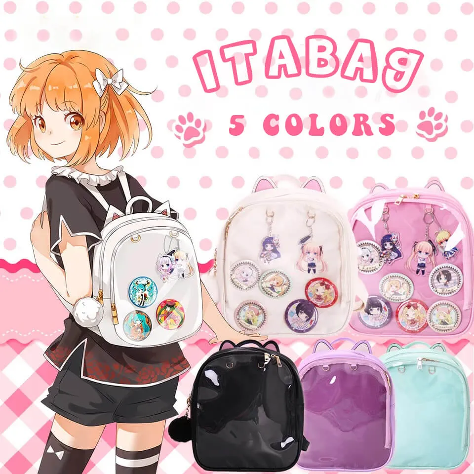 Harajuku Cat Ears Itabag Backbag