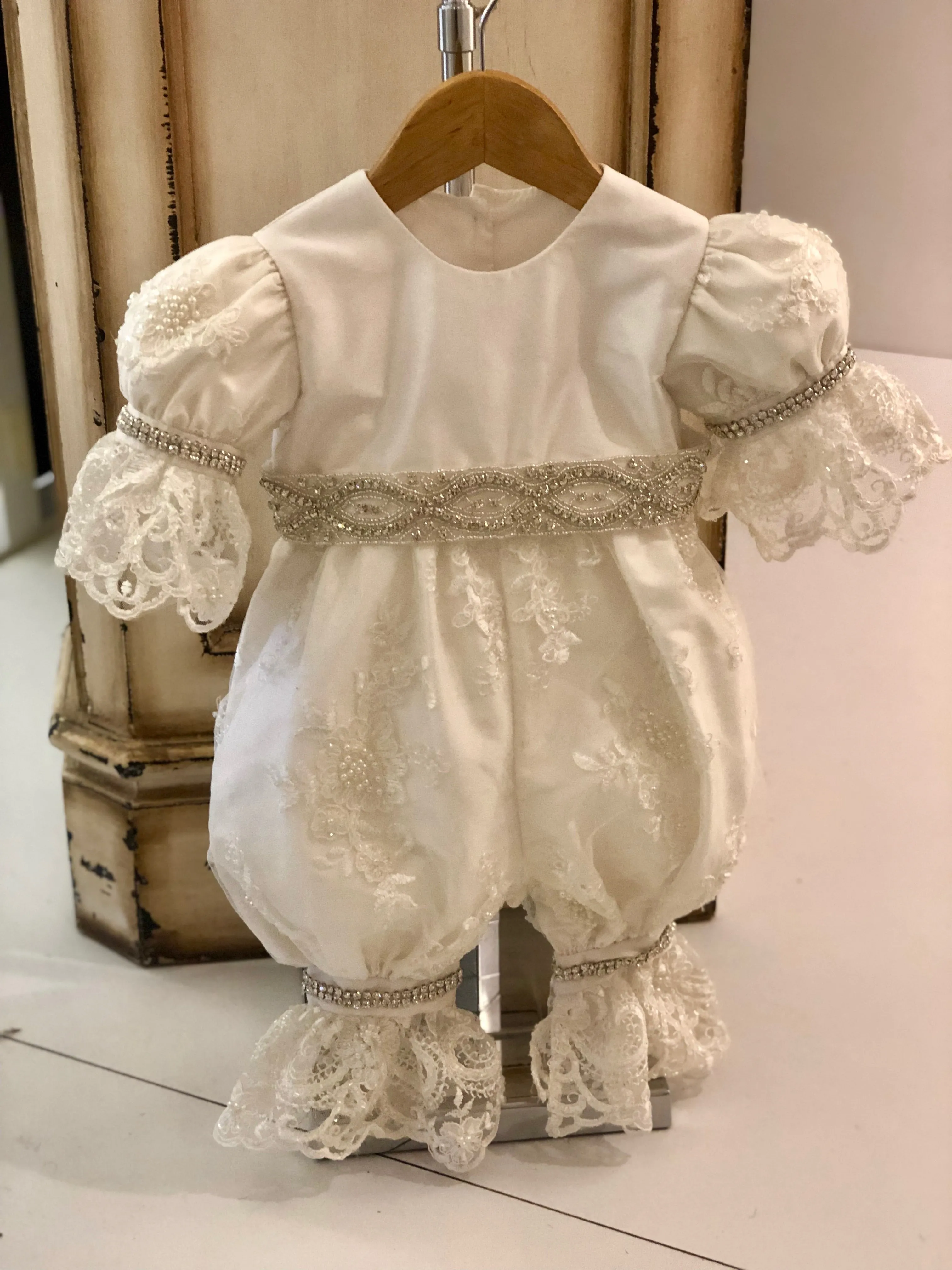 Heirloom Romper and Detachable Skirt