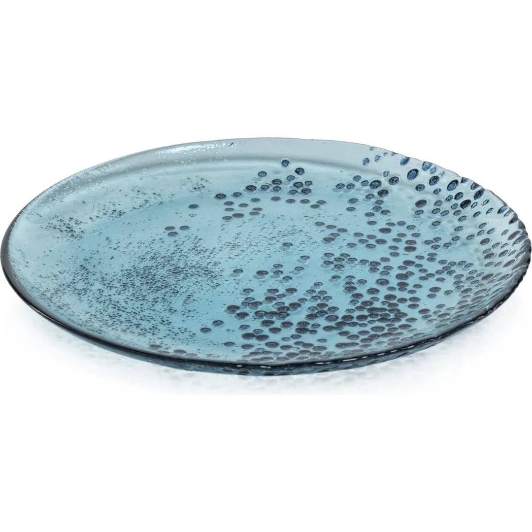 Hoku 8.25" Dotted Glass Plates, Set of 6