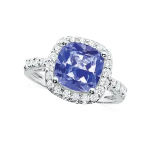 KISS Sterling Silver Cushion & Round Cubic Zirconia Ring KISS Sterling Silver Cushion & Round Cubic Zirconia Ring