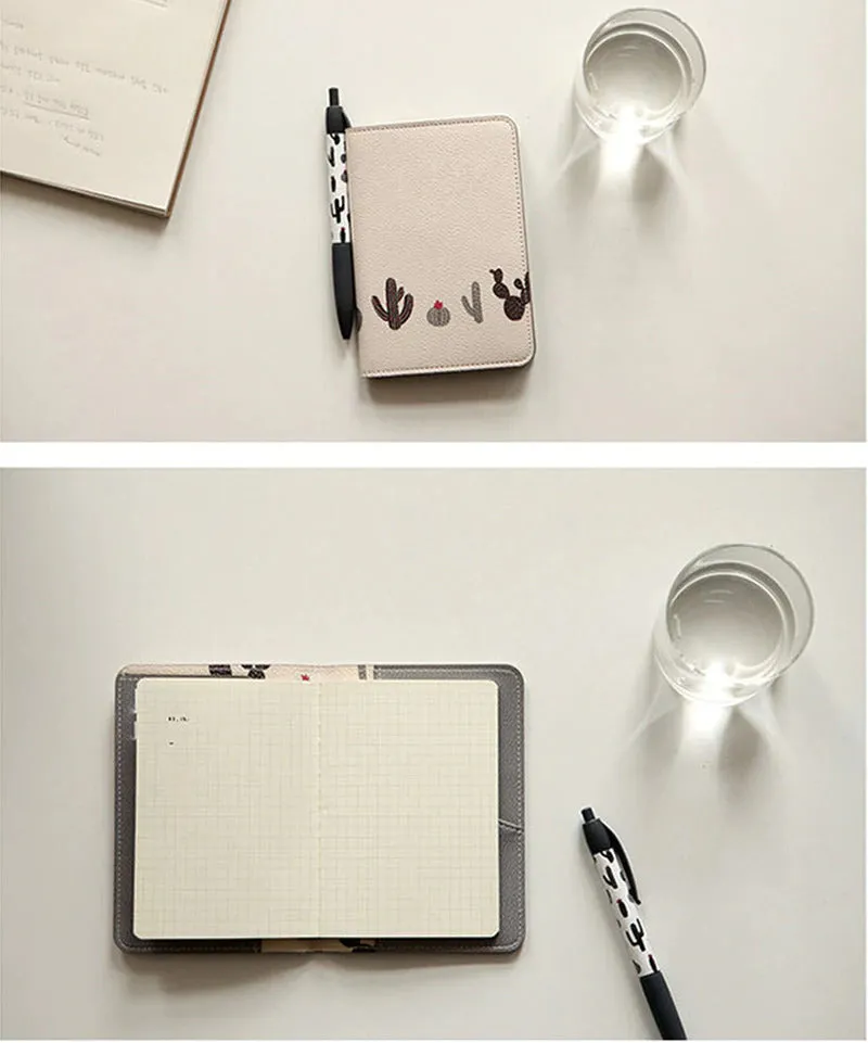 Leather Passport Cover (Random Print) - H00101