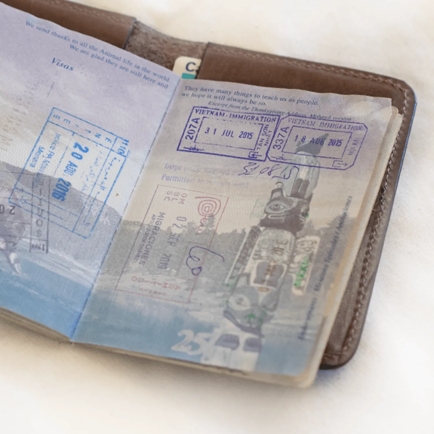Leather Passport Holder