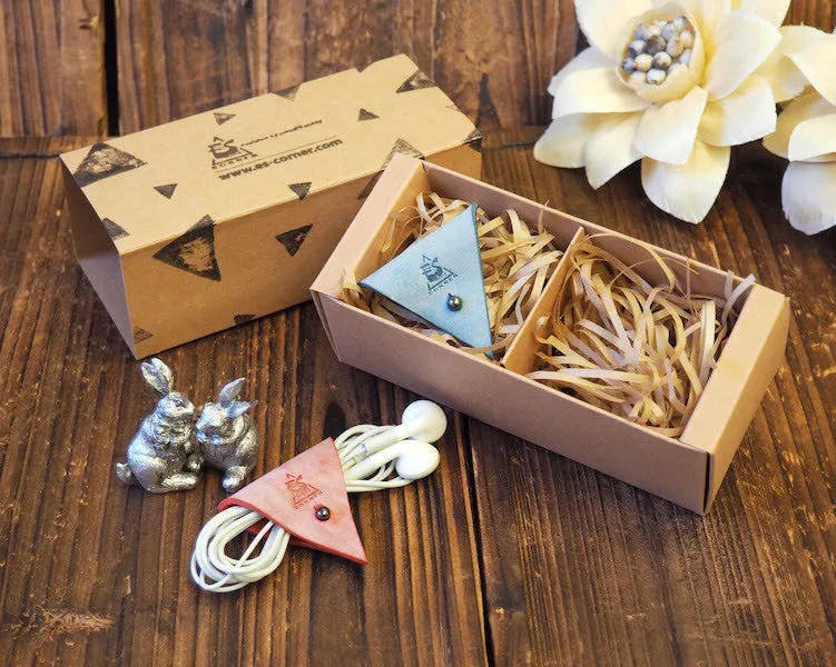 Life Love Leather Cord Holder Gift Set