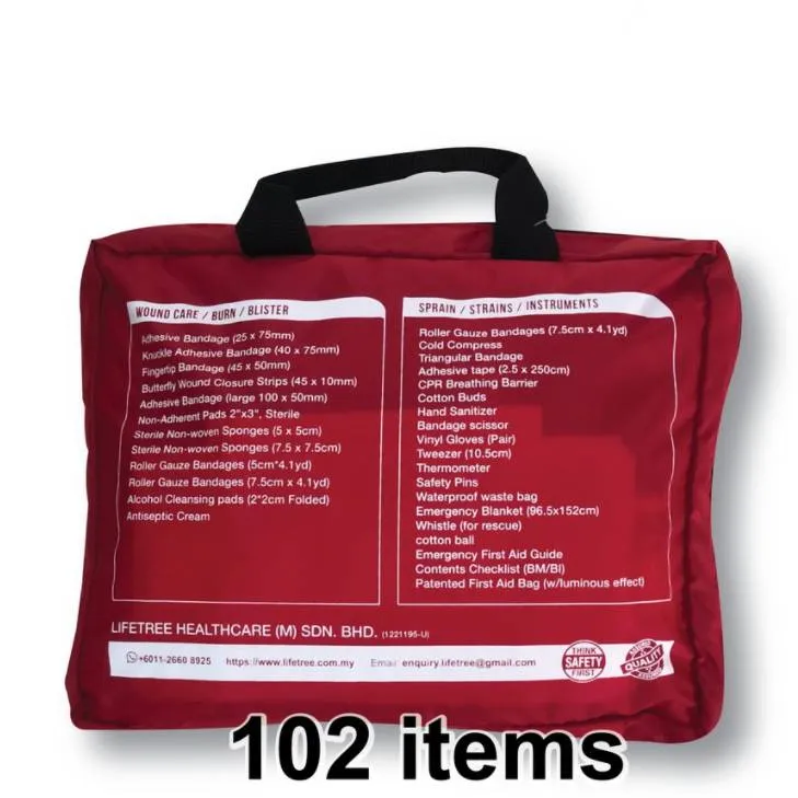 Lifetree Large Multipurpose First Aid Kit (Soft Bag)