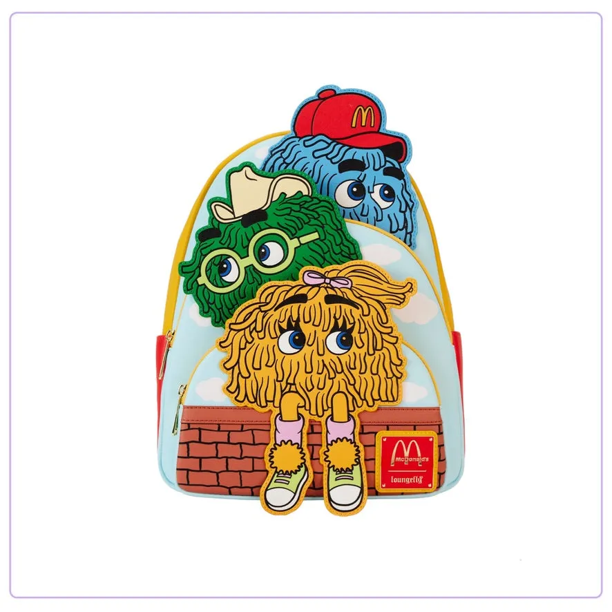 Loungefly Mcdonalds Triple Pocket Fry Guys Mini Backpack